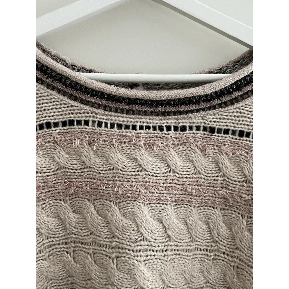 Free People Craft Time Bell Sleeves Tunic Sweater Size XS Boho Whimsy
